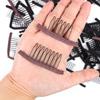 10 Pcs/Lot Stainless Steel Wig Clips Cloth Hair Extension Clips Wig Combs  for Wig Caps