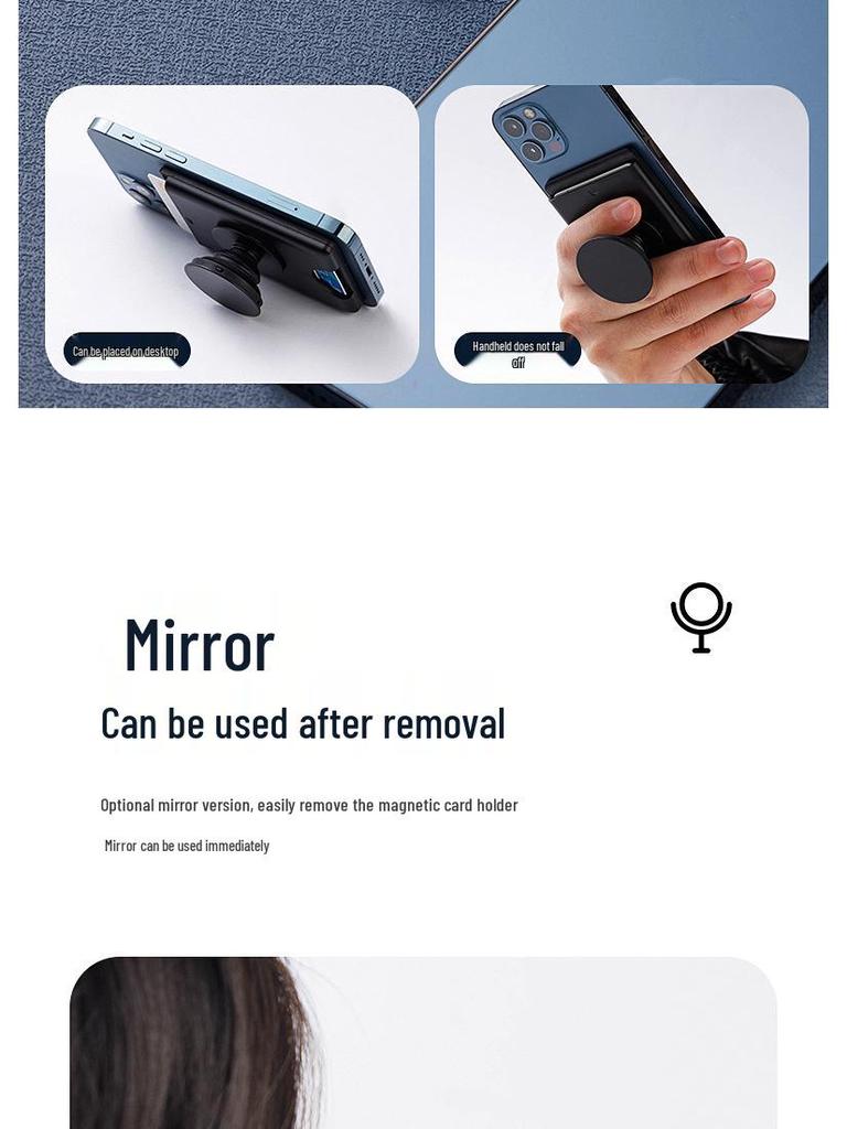 MagSafe Magnetic Card Holder Stand for iPhone 16