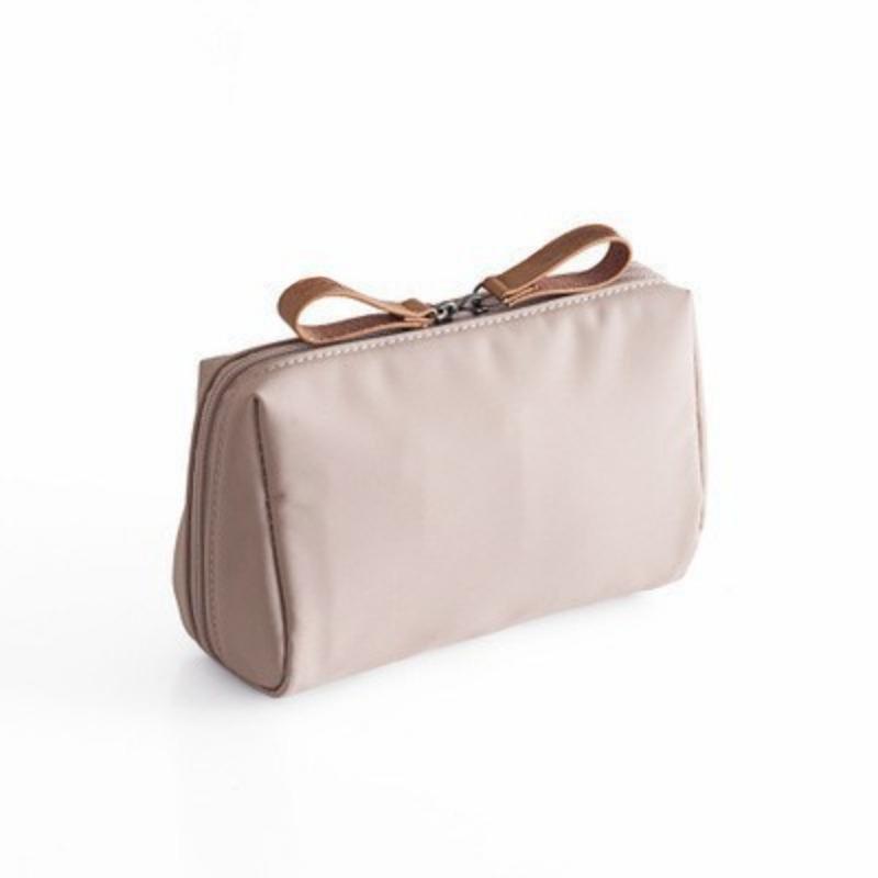 2025 Women Cosmetic Bag Solid Color Minimalist Style Makeup Bag Toiletry Bag Waterproof Make Up Organizer Pouch