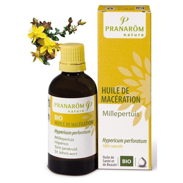 Pranarom Huile de Macération BIO Millepertuis 50ml