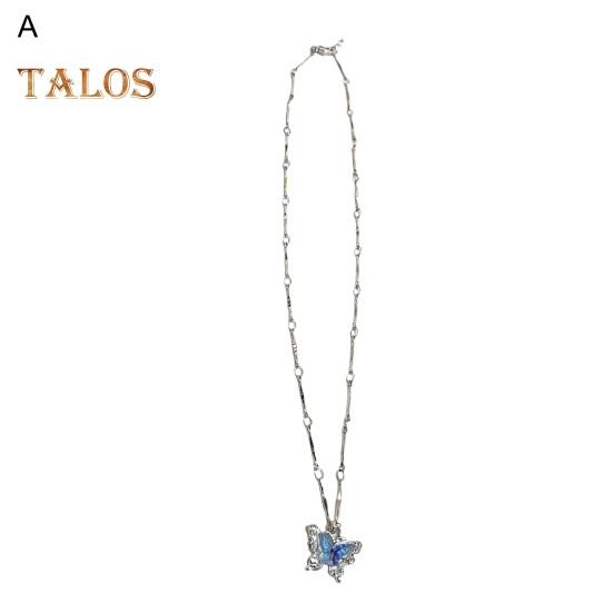 Kvinner Halskjede Faux Crystal Enkelt/Dobbeltlags Sommerfuglanheng Justerbar med utvidet lengde Ball Party Neck Smykker Bryllupschoker