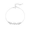 Tichia S925 Sterling Silver Butterfly Bracelet: Elegant, Versatile, and Sparkling Hand Jewelry for Women