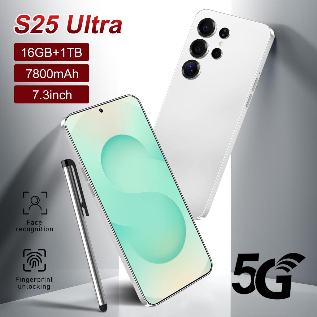 Model S25 7.3-inch Full Screen Smartphone with 16GB+1TB Storage