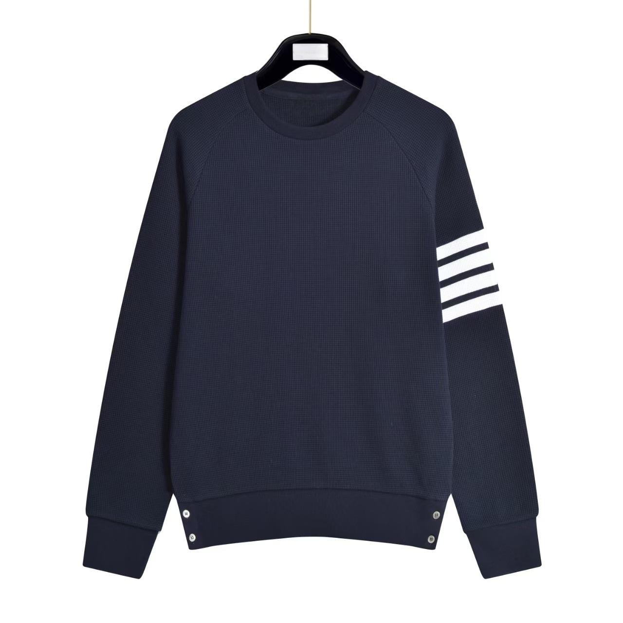 High-Quality Unisex Waffle Sweatshirt, Trendy Loose