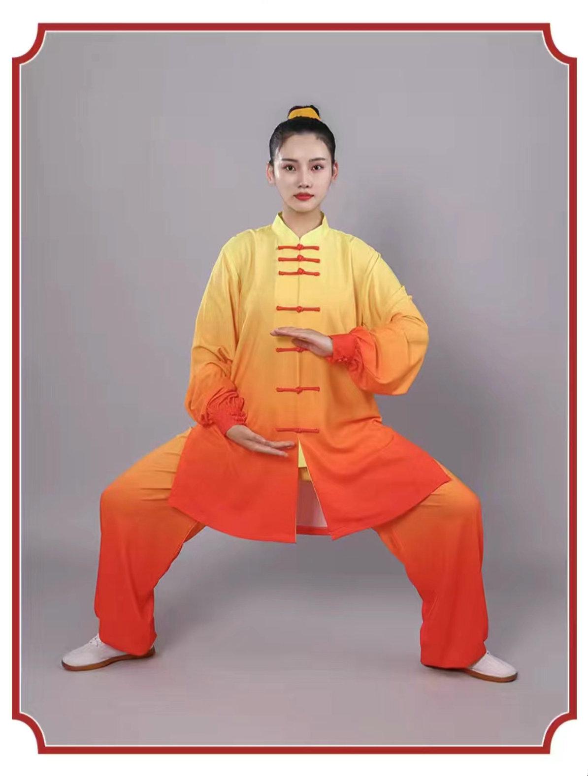 

Starlight Matte Tai Chi Suit - Unisex Long Sleeve Martial Arts Practice Wear for Spring and Autumn Extra Small