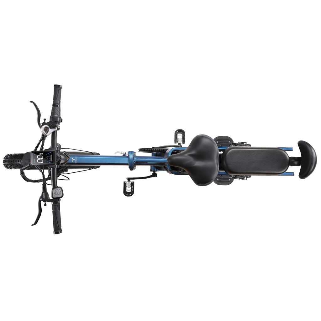 Tesway X7 City Commuter E-Bike, 750W, 48V 30Ah, Up To 45km/h, Full Suspension, Shimano 7-Speed, 20"×4.0" Tires, Disc Brakes, Foldable Design, IPX6