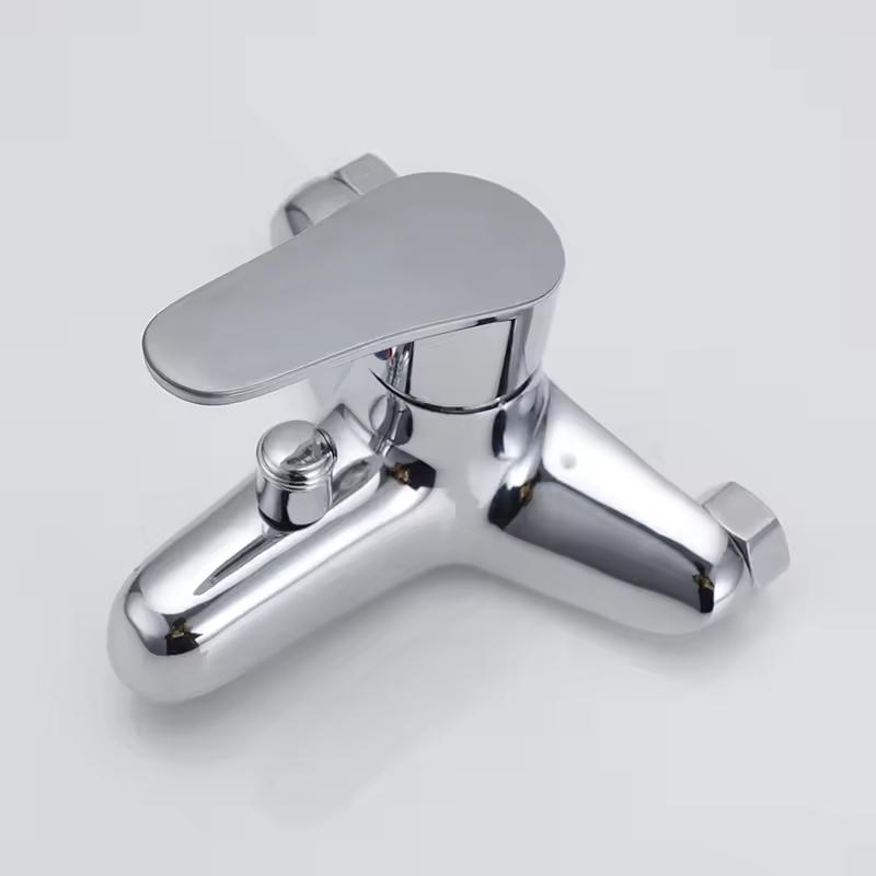 Polished Chrome Single Handle Thermostatic Bath Shower Mixer Tap Set Rain Spray Pattern with Ceramic Valve Core Bathroom Faucets