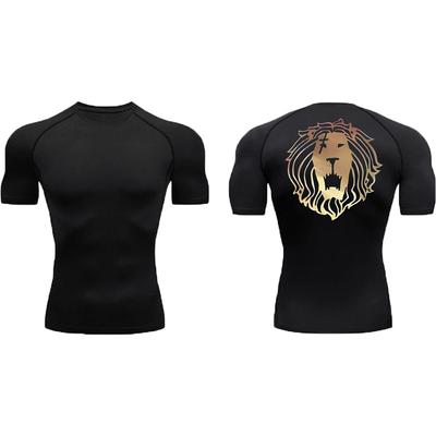 Men's Compression Shirt Anime Nanatsu No Taizai Print Gym Sport Quick Dry Gym TShirt Fitness Athletic Undershirts Elasticity Tee