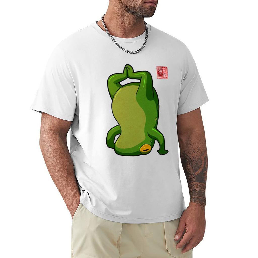 yoga frog headstand pose TShirt Comfortable Workout Short Sleeve Shirt