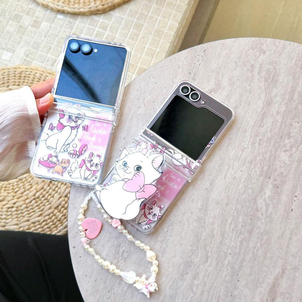 Aristocats Foldable Z Flip Phone Case - Drop-Proof, Creative Women's Design for Z Flip 6/7