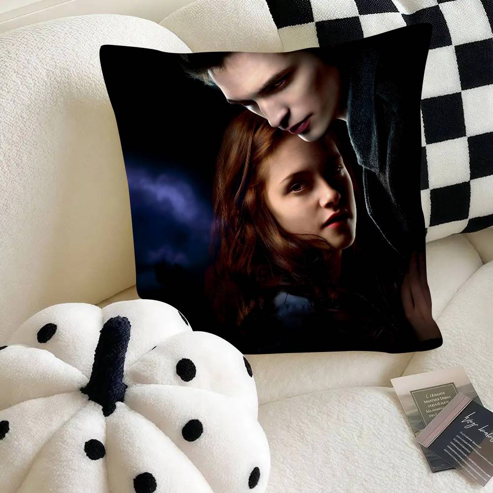 The Twilight Saga Edward Cullen Pillow Case Fashion Square Pillowcase Bedroom Sofa Room Ins Decoration Leisure