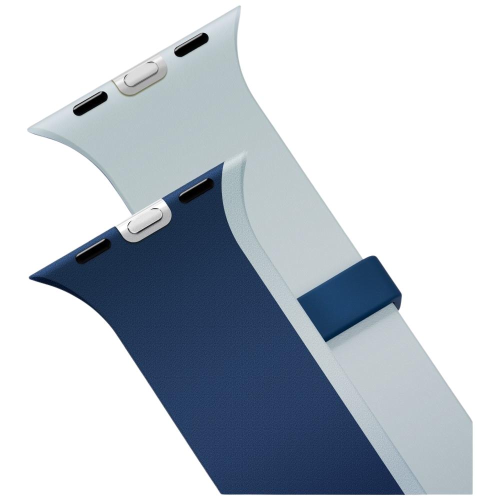 UNIQ Revix IV Premium Strap for Apple Watch 49/46/45/44mm Edition Reversible Magnetic Navy-Blue