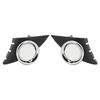 Front Bumper Lower Fog Light Grill Chrome Fog Lamp Surround Bracket Frame Cover Trim for 207 Sport M