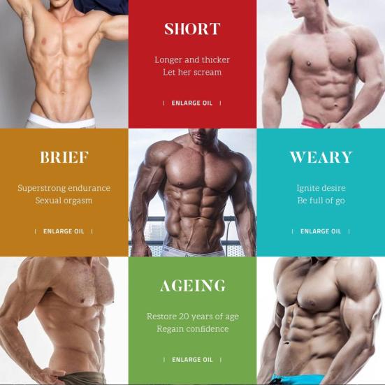 Penis Enlargement Massage Essential Oil Adult Men Dick Thickening Sex Enhancer