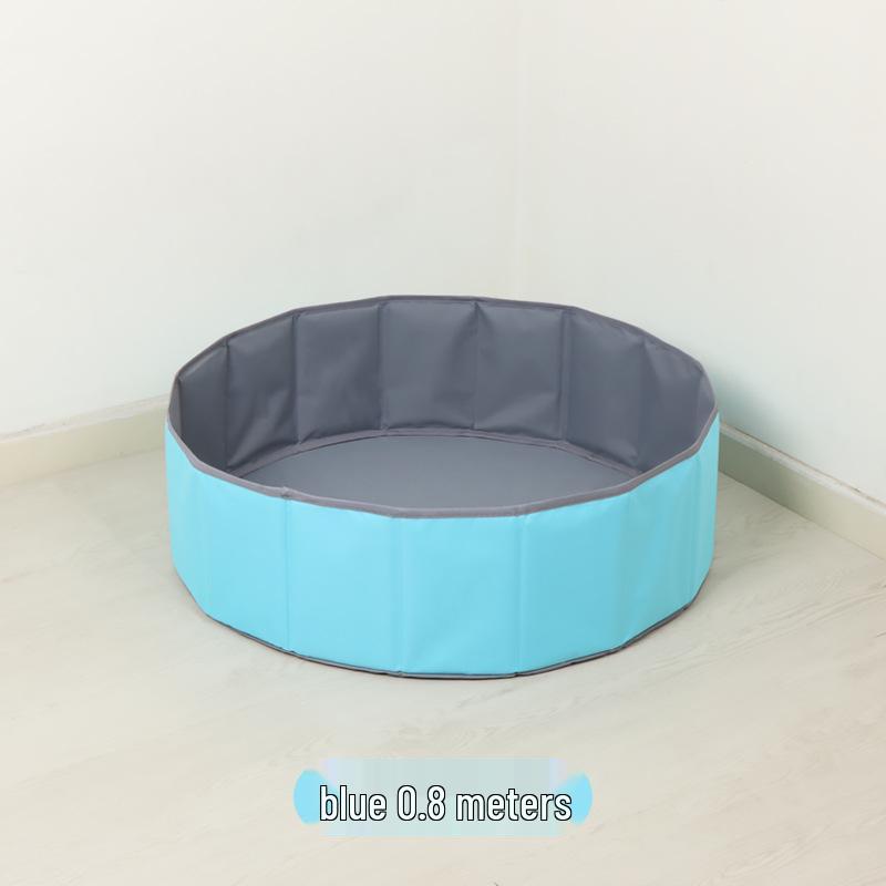 Ocean Ball Pit: Children's Foldable Indoor Playpen with Colorful Balls
