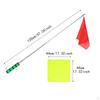 Horse Training Flag Yellow Red Flags Lunging Practice Tour Guiding Referee Signaling 1.2 M