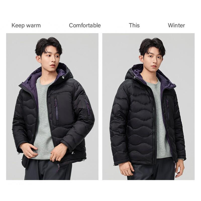 Pike Peak Hooded Down Jacket Unisex Winter Warm Fashion Duck Coat