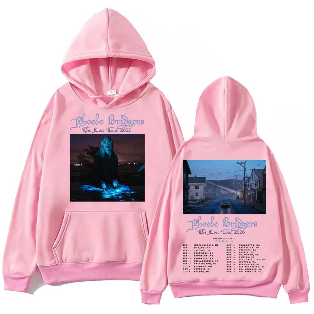 Osobnost Phoebe Bridgers The Lost Tour Nová Mikina Muž Žena Harajuku Dlouhý Rukáv Pulovr Topy