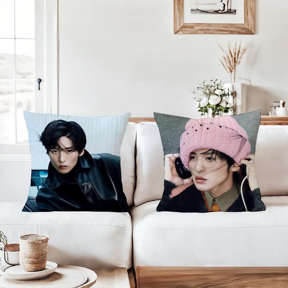 Japanese Actor R-Ren M-Meguro Pillow Case Office Cushions Suitable For Sofa Car Bedroom Decorative Cushion Cover