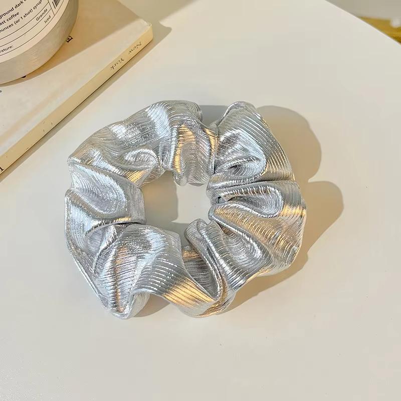 Sparkling Rhinestone Hair Rope Large Intestine Elastic Scrunchies Headband For Ponytail Female Hair Ring Hair Accessories K0