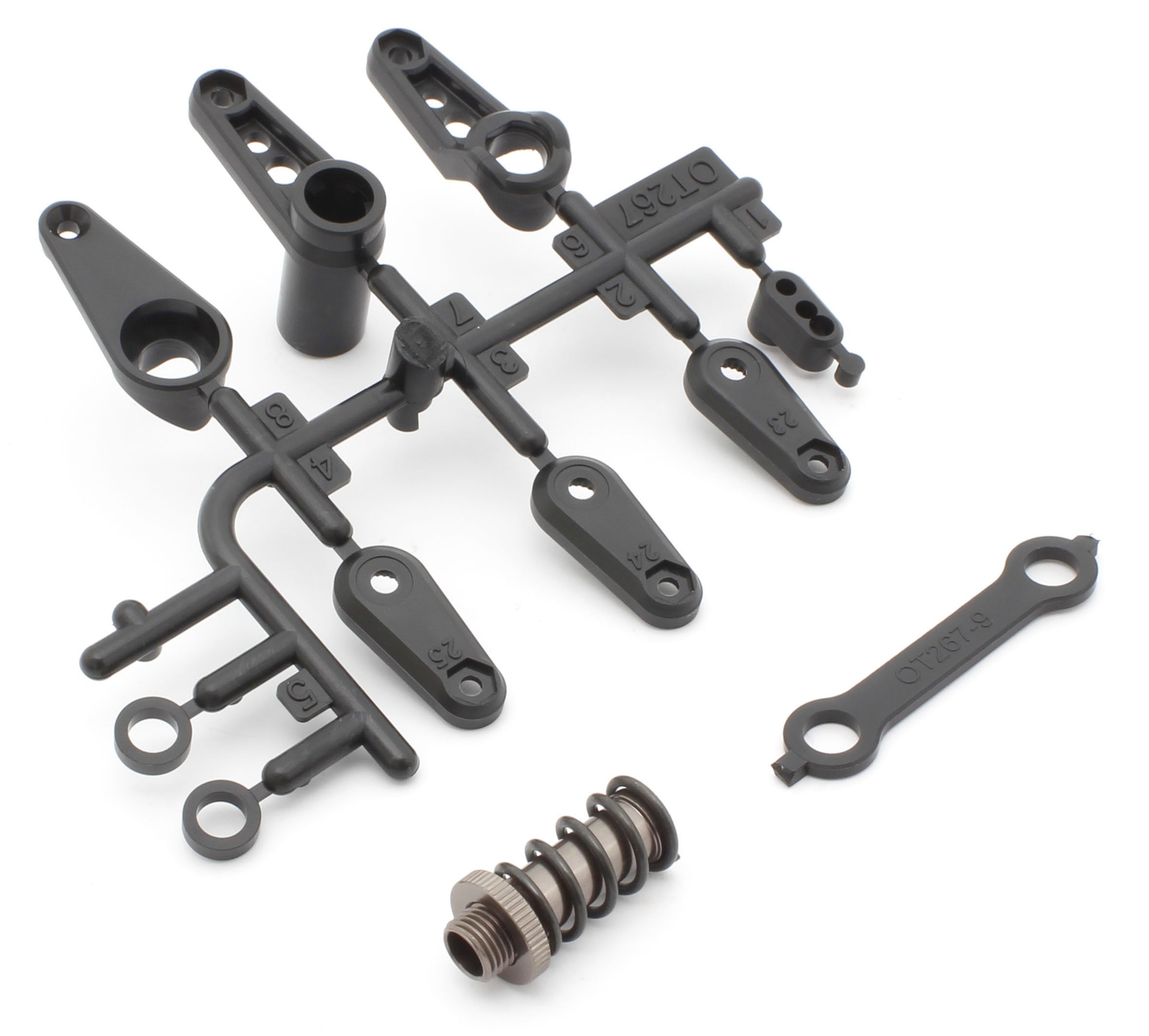 

Kyosho Servo Saver Set Optima OT267GM (Gunmetal/87WC Mid)