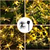 LED Solar String Lights Fairy Dragonfly Landscape Lamp Garden Waterproof Decorative Light For Outdoor Yard Lawn Party Festival