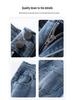 Women's High-Waisted Flared Jeans, Autumn/Winter 2026, Slimming Raw Hem Wide-Leg Design
