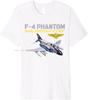 Oversized T-shirt Naval Aviation F-4 Phantom Jet Interceptor And Fighter-bomber Cotton Tshirt Unisex Tops Tees Men's Clothing