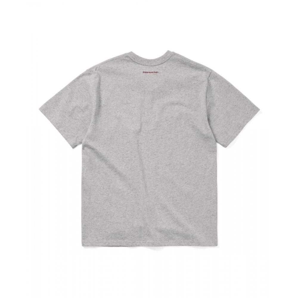 ThisisneverThaT T Logo Tee heaTher Grey