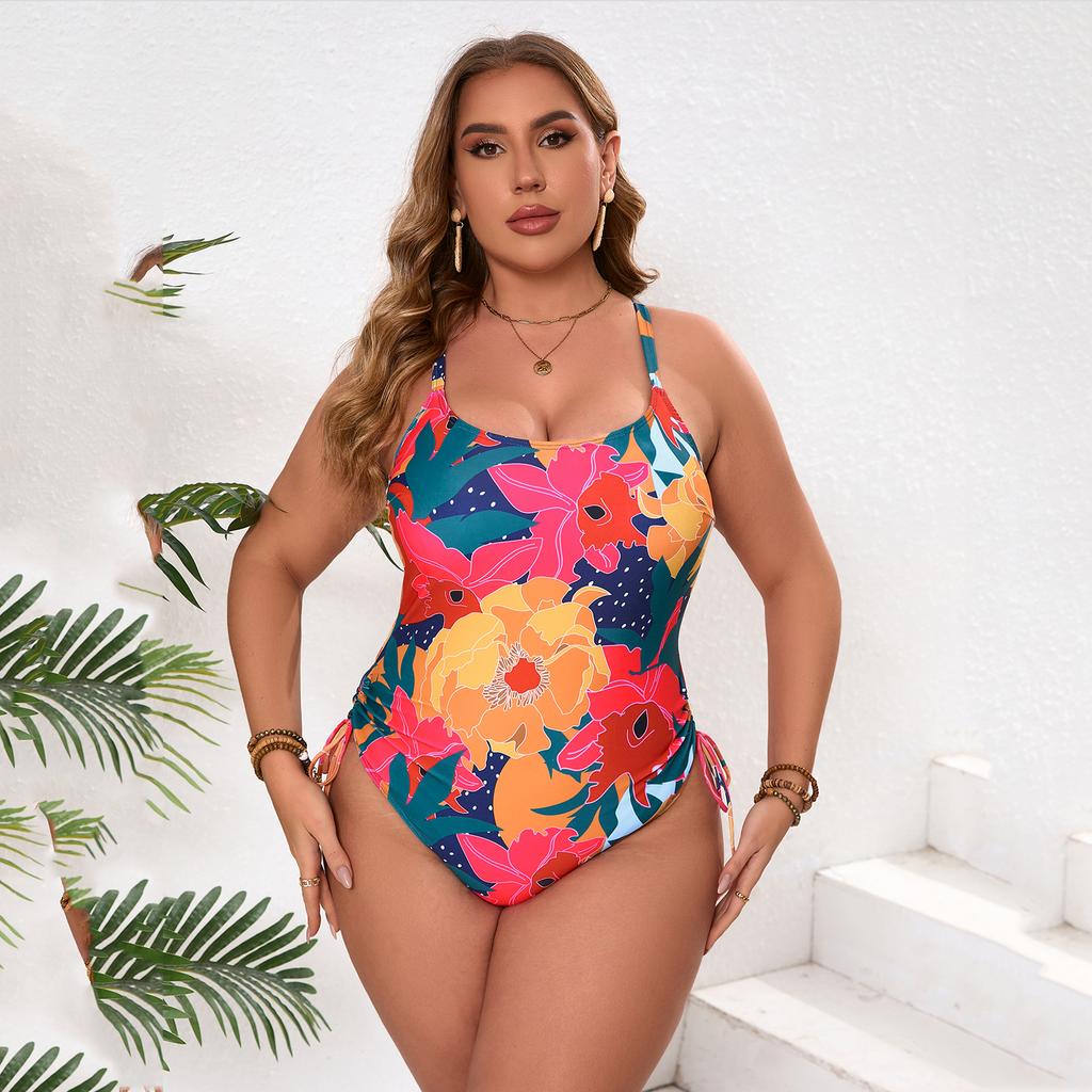 Women's Plus Size Printed Bikini Swimsuit