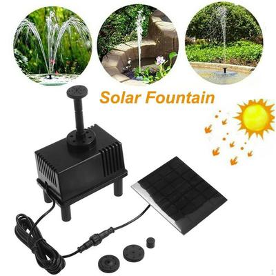 With Panel Water Pump 4 Sprinkler Heads Upgrade Solar Kit for Pond, Pool, Garden, Fish Tank,