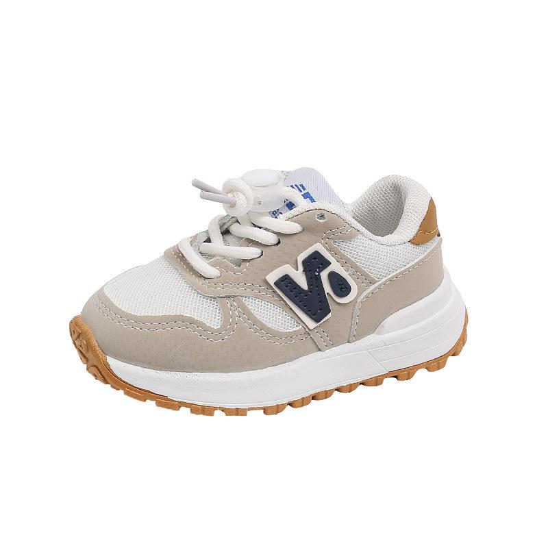 New Kids' Mesh Sports Shoes - Letter Design for Boys & Girls, Spring/Autumn Collection