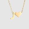 St. Delan DIY 3D Heart Necklace: Personalized Non-Fading Clavicle Chain
