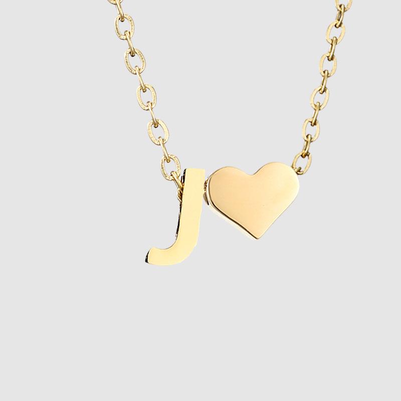 St. Delan DIY 3D Heart Necklace: Personalized Non-Fading Clavicle Chain