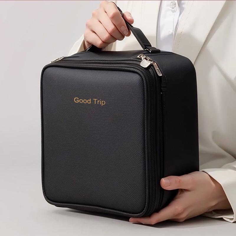 LED Light Cosmetic Travel Mirror and Storage Box - Trending Online 2024