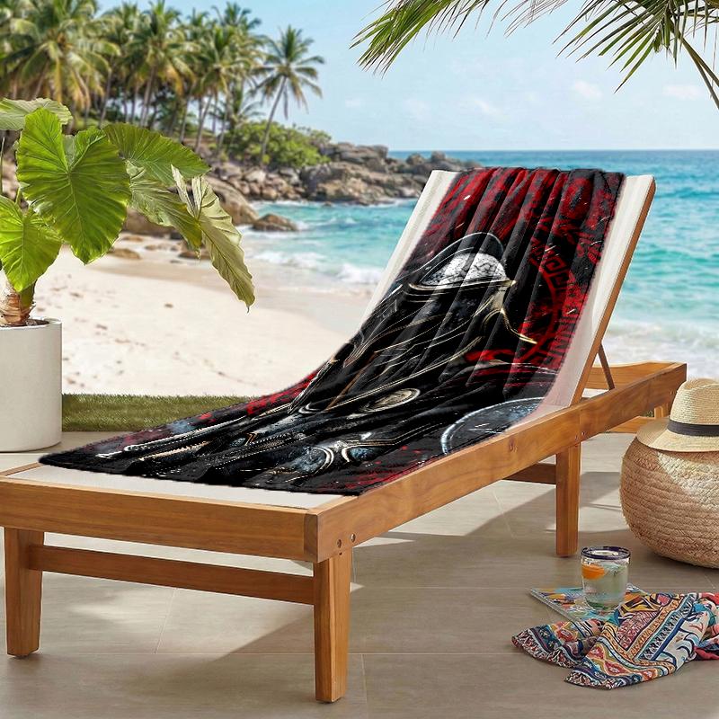 Gladiator Helmet Fashion Beach Towel: Ideal for Summer Adventures Soft, absorbent and quick drying suitable for swimming and bathing