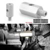 Stainless Steel Side Holes Oil Pressure Sensor Connector M12 M10 M14 1/8"NPT Female BSPT Adapter Engine Gauge Switches Oil Pressure 6