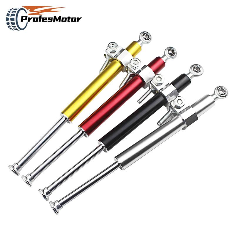 Aluminum Alloy 4 Colors Universal 330MM Shock Absorber Direction Damper Accessories Fork Stabilizer Motorcycle Steering Damper