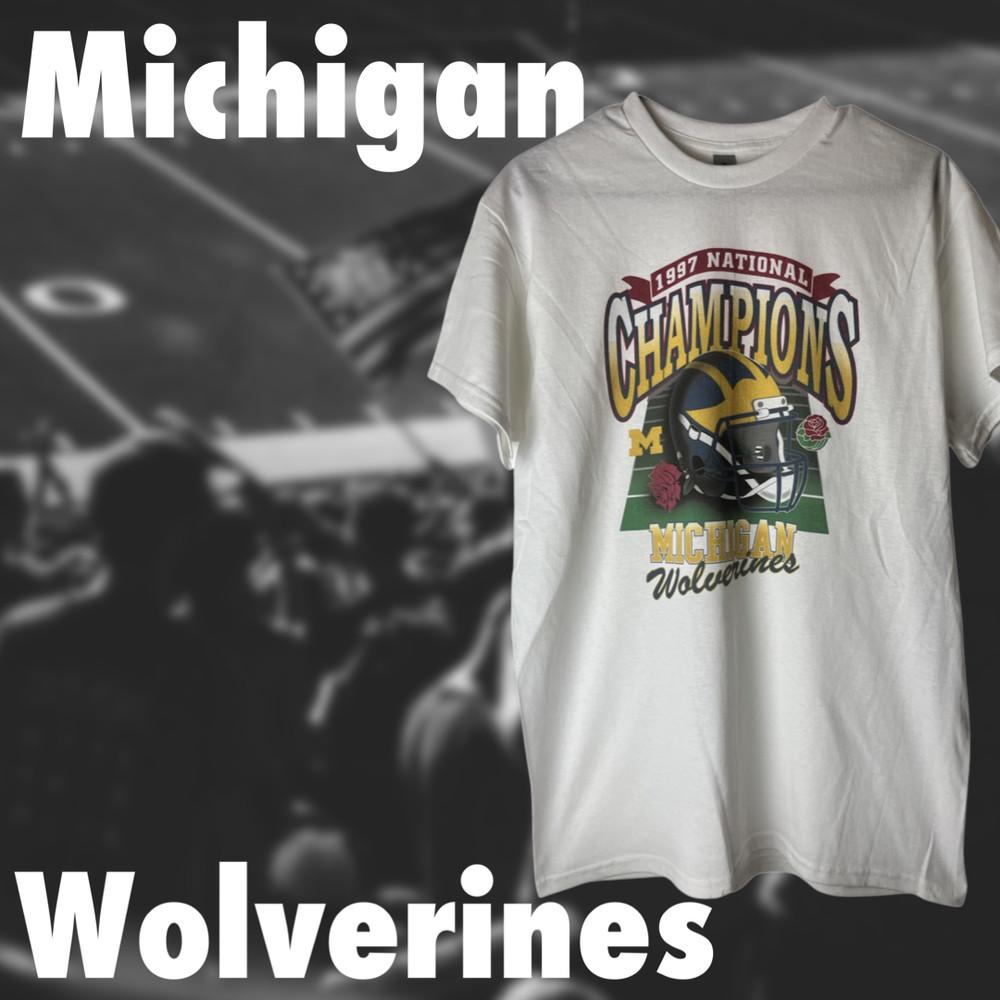 Michigan Wolverines Football Horizon University College  Shirt S3X available Unisex T-Shirt L