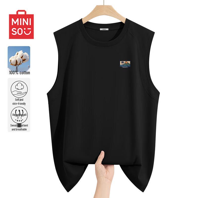 MINISO Men s American Style Loose Fit Tank Top 2XL