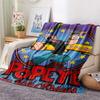 1PC Popeye Print Flannel Blanket, High quality Comfortable for All Seasons, Home Decor, Warmth and Comfort, Perfect for Christmas Gifts