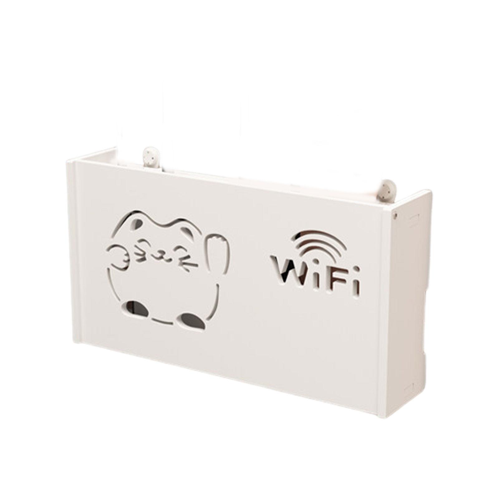 Беспроводной Wi-Fi роутер, коробка для хранения, розетка для гостиной, Wi-Fi декор, настенная полка-органайзер для ТВ-приставки, скрывающая кабели и провода