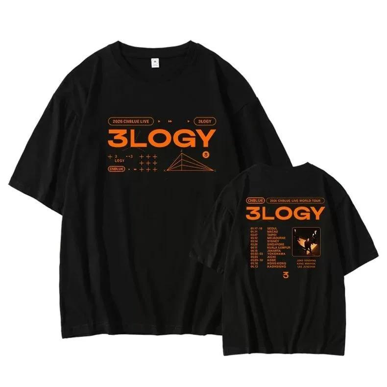 

CNBLUE2026 Concert Cotton T-shirt 3LOGY Same Style Men s and Women s Summer Short Sleeved T-shirt Supporting Short Sleeved Shirt 4XL