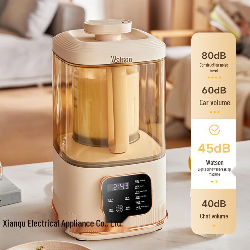 

Soundproof Soy Milk Maker & Whole Grains Baby Food Blender - Low Noise, Upgraded Wall-Breaking Technology