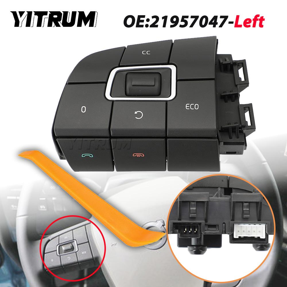 YITRUM 22629276 Truck For Volvo FM/FH V4 VOL Steering Wheel Switches Module Left/Right 21957047 21957046 22372592 21957049 Switches4