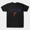 Asiatische Größe Baumwolle Unisex T-Shirt Druck T-Shirt Detroit Lions Football T-Shirt No-Cut Print Reguläre Passform