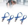 4 Stück Stelzenriemen Flexibles Nylon Aluminiumlegierung Schnalle Fußband Riemen Set Ersatzteil für Stelzen