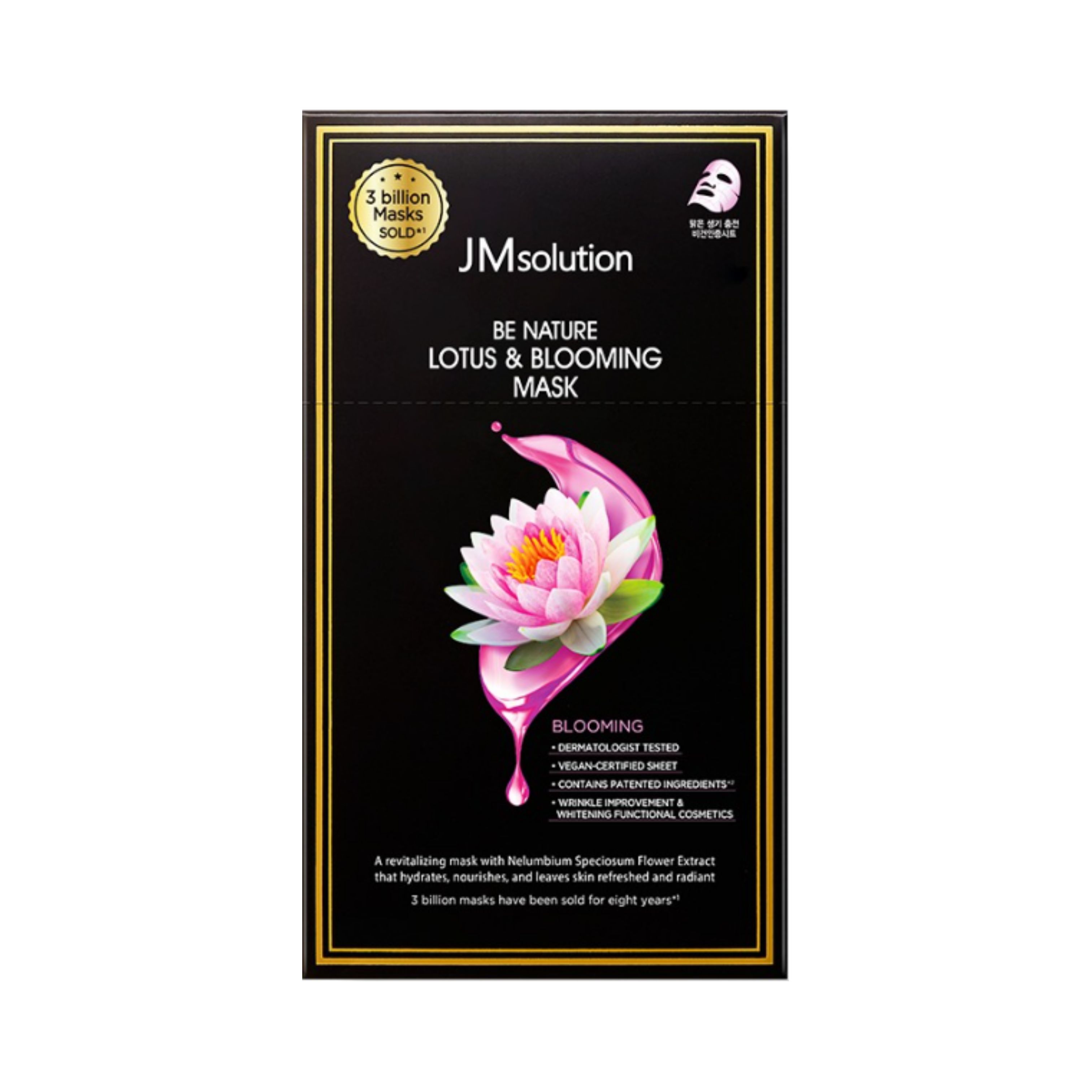JMsolution Be Nature Lotus & Blooming Mask 24ml x 10ea