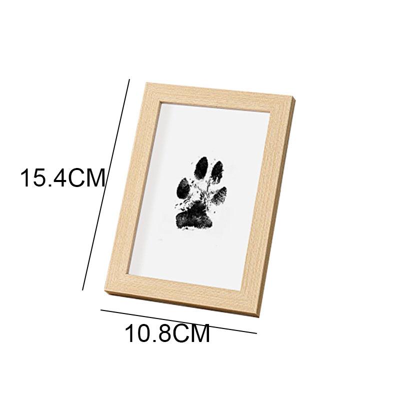 Pet Paw Print Ink Pad Wash Free Paw Print Maker for Dogs Cats DIY Puppy Footprints Souvenirs Pet Photo Album Souvenir Making Set