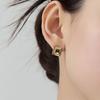 [Worn by Won Ji-an][14KGF] Modern Bold Square Earrings_3color